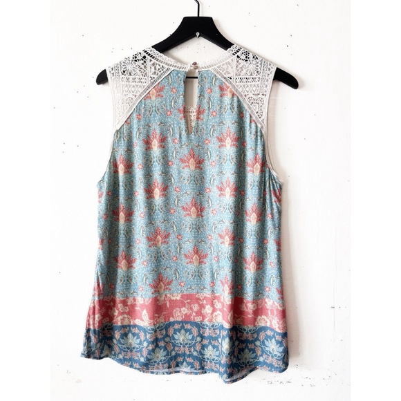 Anthropologie Maeve Laced Eleanor Blouse Women’s Size L - Picture 2 of 9